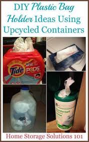 Compare prices on popular products in kitchen storage. 6 Diy Plastic Bag Holder Ideas Using Upcycled Containers