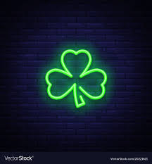 Shamrock Is A Neon Sign Neon Icon Light Symbol Vector Image On Vectorstock Neon Signs Cool Neon Signs Wallpaper Iphone Neon