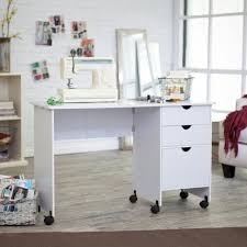 Walmart Beldin Mobile Sewing Desk White Sewing Room Furniture Sewing Desk Mobile Desk