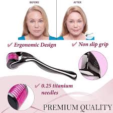 If you would like to begin microneedling therapy at home, you have a few options: Titanium Microneedle Hair Roller Gem Owl