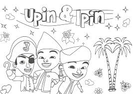 Download now mewarnai gambar pemandangan khas indonesia alamendah s blog. Mari Mewarna Gambar Upin Ipin Gambar Mewarna