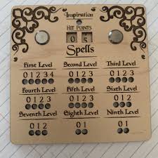 Expanded Dnd Spell Tracker And Health Tracker Etsy Dnd Money Chart Pen And Paper