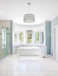 80 Primary Bathrooms With Chandelier Lighting Photos Beautiful Bathrooms Glass Bathroom Master Bathroom Design