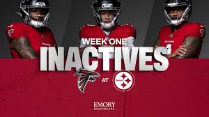 Atlanta Falcons inactives for Week 1 vs. Pittsburgh Steelers — Atlanta Falcons