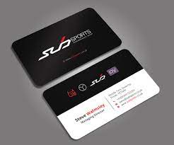 Business cards are marketing tools and whether your job is in sports or wall street you better start playing the right way. Modern Upmarket Business Business Card Design For Sub Sports By Graphic Flame Design 13028890