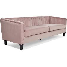 Velvet decor pink 10x20 płytki ścienne dekoracyjne, matowe stylizowane na cegiełkę w nowoczesnym wzornictwie. Elle Decor Celeste Channel Tufted Sofa Mauve Pink Velvet Uph20040c