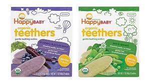 Happy Baby Organic Teethers Gentle Teething Wafers 2 Flavor Sampler Bundle 1 Pea Spinach Teething Wafers And 1 Blueberry Purple Carrot Teething Wafers 1 7 Oz Ea Buy Online In Angola At Desertcart 52978646