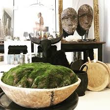 Moss Planted Bowl Moss Plant Moss Centerpieces Moss Decor