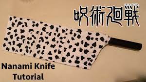 Nanami Kento Cosplay Prop Knife Tutorial Jujutsu Kaisen - YouTube