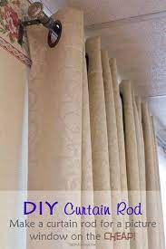 These Diy Curtain Rods Are Sturdy Fashionable And Easy To Make Diy Curtain Rods Window Coverings Diy Diy Curtains