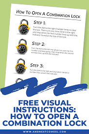 It's available for users with the operating system windows 98 and prior versions, and it is available in english. Free Visual Instructions For How To Open A Combination Lock And Next Comes L Hyperlexia Resources