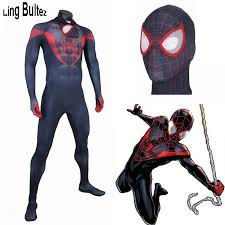 The radiant spiderman miles morales. Click To Buy Ling Bultez High Quality Ultimate Miles Morales Spider Man Costume Ultimate Spiderman Suit Spiderman Suits Mens Costumes Ultimate Spiderman