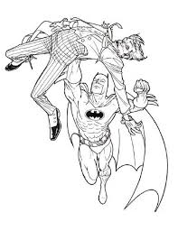 Batman Colpisce Joker Disegni Da Colorare Disegni Da Colorare Disegni Batman
