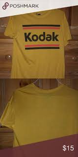 Yellow Mustard Kodak Logo T Shirt Kodak Logo T Shirt Tshirt Logo
