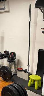Diy Concrete Block Cement Barbell Holder For 20 Step By Step Photo Guide In Comments Homegym Set a pair of spotter arms inside the rack facing each other. diy concrete block cement barbell