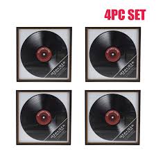 Know someone who's addicted to vinyl? Ardisle 4 X Vinyl Record Frame Retro Lp Album Cover Frame Wall Display 12 Art Case For Hnaging Buy Online In Guernsey At Guernsey Desertcart Com Productid 58880579