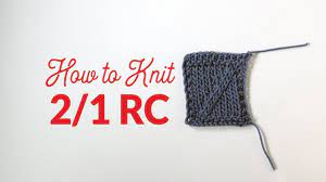 K1, work in moss st to m, work row 3 of chart. How To Knit Two Over One Right Cross 2 1 Rc In Knitting Hands Occupied Youtube