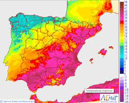 Este mapa se elabora en cumplimiento de la normativa. Karte Von Spanien Hitzewelle Javea Com Xabia Com
