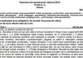 Dintre elevii bucuresteni, 68% au luat nota de trecere la bac. Subiecte Bac 2018 Sesiunea ToamnÄƒ Ce PicÄƒ La Istorie Www Infoziare Ro