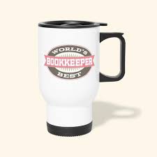 Bookkeeper Appreciation Gift Travel Mug Homewise Shopper In 2020 Mugs Plastic Mugs Secretary Gifts