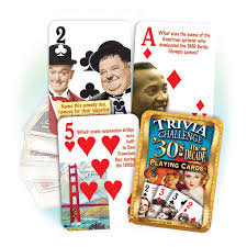 Put your film knowledge to the test and see how many movie trivia questions you can get right (we included the answers). 1930 S Decade Trivia Challenge Playing Cards 90th Birthday Or Anniver Flickback Media