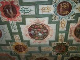 Chateau De Thouars Plafonds A La Francaise Du Cabinet De Marie De La Tour D Auvergne Peindre Un Plafond Plafond A La Francaise Dordogne