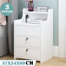 The first is a unique wood bed locker with three drawers for under the mattress. Nightstand End Tables Storage Cabinet Bedroom Side Locker Simple End 3 Drawer Tall Coffee Table With 2 Lock Cabinet With Open Shelf And Locking Drawers For Home Bedroom With 1 2 3 Tiers Wish
