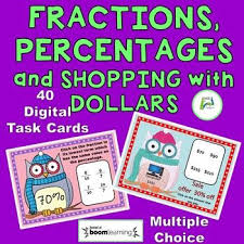 What resources (i.e., money, staff) are needed to carry out the change; Fractions Percentages And Shopping With Dollars Comes In Four Sections With Examples Of The Procedure At The Beginning Of E Money Math Fractions Math Resources