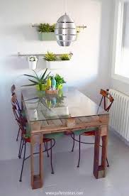 20 Projects For Pallet Wood Recycling Pallet Dining Table Home Furniture Pallet Furniture