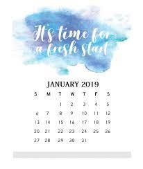 Pin On 2019 Monthly Calendar Template