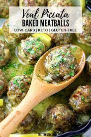 Veal Piccata Meatballs In 2021 Veal Piccata Veal Cutlet Recipes Piccata Recipe