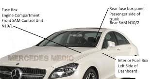 Fuse Box Mercedes Benz Cl550 Coupe W219 Relay Diagram 2000