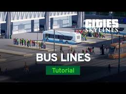 601 Bus Lines And Low Capacity Transit With Bsquiklehausen Modded Tutorial Cities Skylines Youtube City Layout Bus Line Skyline