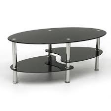 Cara Black Glass Split Shelf Coffee Table In 2020 Glass Wood Coffee Table Coffee Table Coffee Table Wood