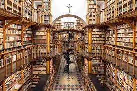The Jesuit Library In Maria Laach Abbey Near Andernach Germany The Abbey Church Is Considered A Mast In 2020 Beautiful Library Library Study Room Library Architecture
