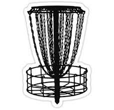 Disc Golf Basket Sticker By Nerdtown Disc Golf Basket Disc Golf Disc Golf Gifts