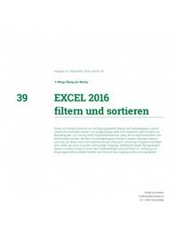 Ein wichtiger bestandteil der pflegedokumentation ist der pflegebericht, der ebenfalls als „berichteblatt bezeichnet wird. Udw 1639 Excel Filtern Und Sortieren