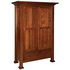 A solid wood bedroom set consisting of a queen bed frame, nightstand, and dresser can range from $5,000 to $10,000. Empire Wardrobe Armoire Shipshewana Furniture Co