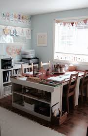 Homeschool Room After Remodel Switch In Washington Homeschool Table And Desks Homeschool Rooms Home Home Decor