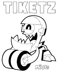 Mixels Coloring Pages Eric S Activity Pages Coloring Pages Color Activities