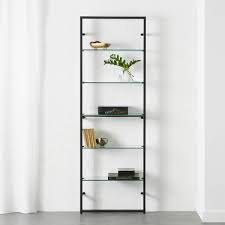 L'échelle peut être transformée et utilisée de façon géniale. Cb2 Tesso Black 84 Bookcase Lazysuzy