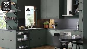 Cuisines Metod Finition Bodarp Vert Ikea Cuisine Ikea Interieur De Cuisine Designs De Petite Cuisine
