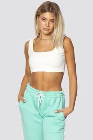 Since crop tops can show a lot of skin, it's important to think about the cut. Crop Top In Weiss Sommer Crop Tops Freshlions