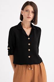 8291 katli kol kisa gomlek p 014686 fashion sweaters cardigan