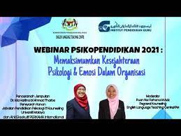 Operation assistant fakulti teknologi & informatik razak. Webinar Psikopendidikan Memaksimumkan Kesejahteraan Psikologi Dan Emosi Dalam Organisasi Youtube