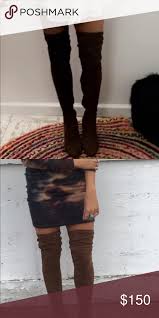 Jeffrey Campbell Brown Suede Thigh Highs Brown Suede Thigh Highs Jeffrey Campbell Shoes