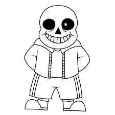 Sans is one of the major antagonists of underfell au. Sans Coloring Pages Coloring Pages For Kids And Adults