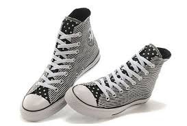 Black And White Striped Converse Chucks American Flag Black White Stripes All Star High Tops Sneakers 145533c 58 00 Canada Converse Converse Ofiici High Tops Sneakers Sneakers Converse