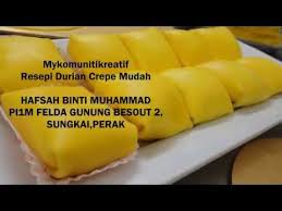 Durian crepe in 2019 cake recipes, crepe recipes via www.pinterest.com. Resepi Durian Crepe