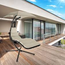 Kesser Schwebeliege Mit Sonnenschirm Hangeliege Sonnenliege H200 L194 B100 Cm Relaxliege In 2020 Schaukelliege Sonnenliege Relaxliege